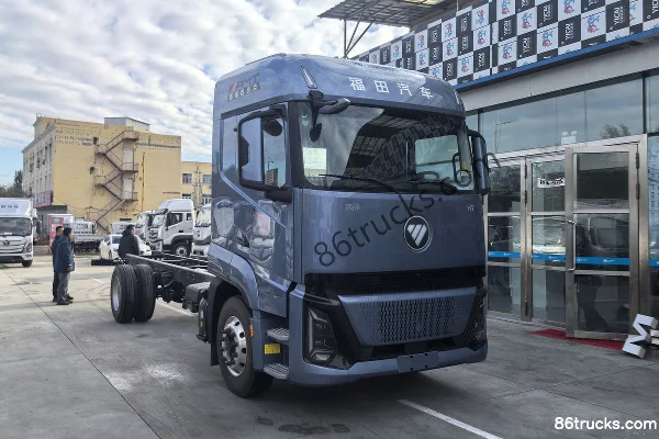 Foton H7 7L Diesel 350hp 4X2(6 wheels) ZF 9-speed AMT automatic high roof 9.8m single-row sleeper cargo truck Exterior