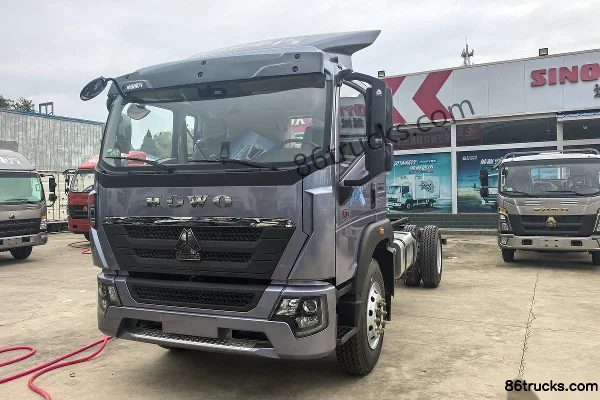 Sinotruk HOWO G5X Medium Truck 220 hp 4X2(6 wheels) 6.75m Panel Cargo Truck Exterior (3) | 86Trucks