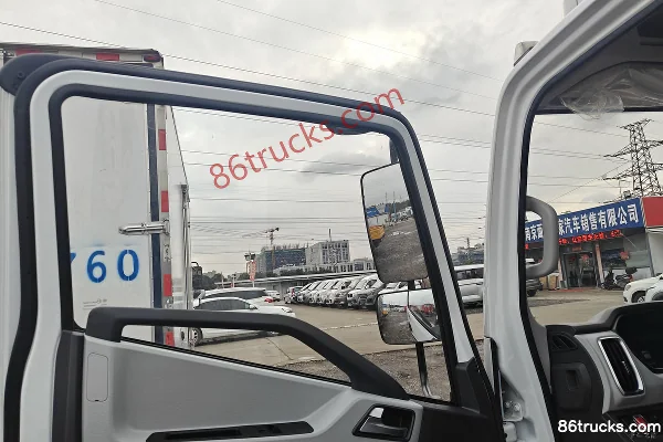 Yuejin Dana T1 Tianxing Edition 4X2(6 wheels) 4.09m Single Row Pure Electric Refrigerated Truck CATL 100.07kWh Cab (2) | 86Trucks