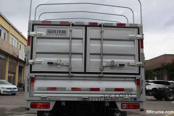 Foton V5 3.8m single-row pure electric cage micro truck EVE 65.66kWh 4X2(6 wheels) Body (3) | 86Trucks