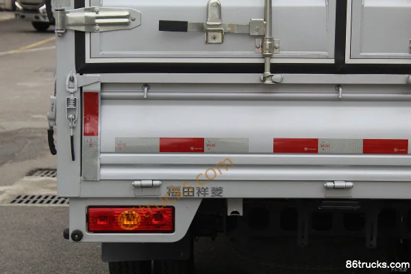 Foton V5 3.8m single-row pure electric cage micro truck EVE 65.66kWh 4X2(6 wheels) Body (1) | 86Trucks