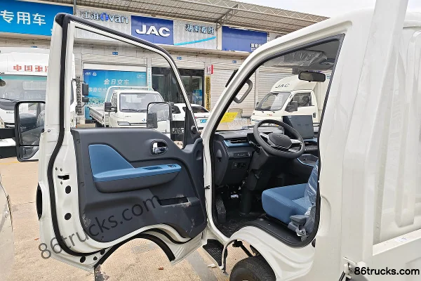 JAC Kaida U7 4.1T 4.01m Single Row Pure Electric Flatbed Micro Truck 63.75kWh 4X2(6 wheels) Cab (2) | 86Trucks