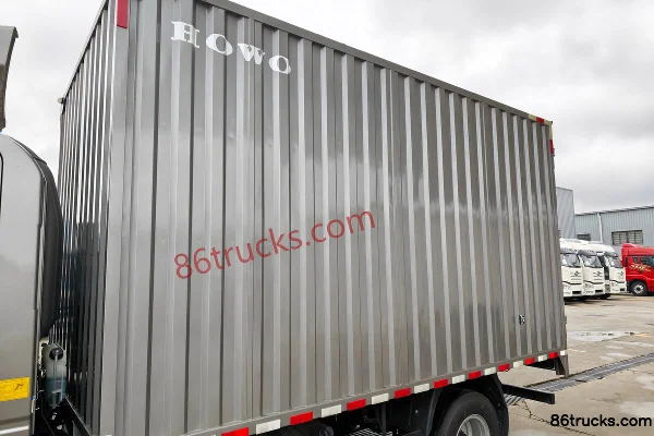Sinotruk HOWO Hanjiang 155hp 4X2(6 wheels) 4.15m Single-Row Van Light Truck Body (1) | 86Trucks