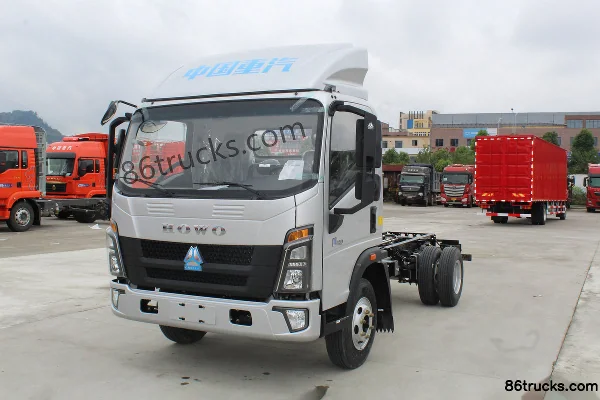 Sinotruk Hanjiang 4.15m Single Row Pure Electric Cargo Cage Truck CATL 140.41kWh 4X2(6 wheels) Exterior (3) | 86Trucks