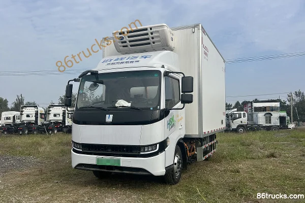 FARIZON Xingzhi H8M Zhiyun Edition 4X2(6 wheels) 4.02m Single Row Methanol Plug-in Extended Range Hybrid Refrigerated Truck Mengguli 21.02kW