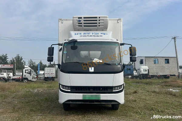 FARIZON Xingzhi H8M Zhiyun Edition 4X2(6 wheels) 4.02m Single Row Methanol Plug-in Extended Range Hybrid Refrigerated Truck Mengguli 21.02kW