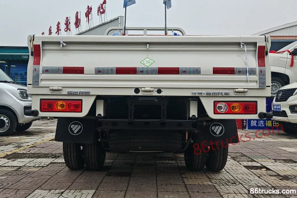 Foton Xiangling M1 Comfort 1.6L 105hp 4X2(6 wheels) CNG 3.3m Single Row Flatbed Micro Truck Body (2) | 86Trucks