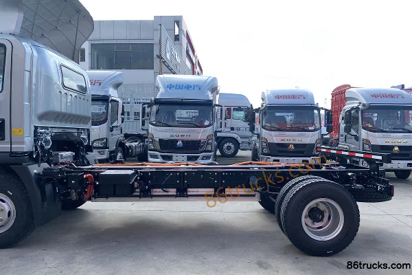 Sinotruk HOWO Tongshuai 4,15 m cabine simple fourgon à claire-voie électrique pur CATL 100,07 kWh 4X2(6 roues) Châssis (3) | 86Trucks