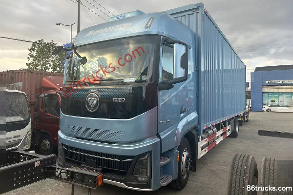 Auman Galaxy 3 8.5L Diesel 400 hp 6X2(8 wheels) ZF 12-Speed AMT Automatic Air Brake 9.53m Cab-Chassis Wing Van Truck Exterior (2) | 86Trucks