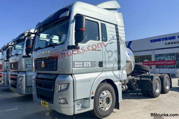 Sitrak G7S 14.6L LNG 560 hp 6X4(10 wheels) Sinotruk 16-Speed AMT Automatic Tractor Truck Exterior (3) | 86Trucks