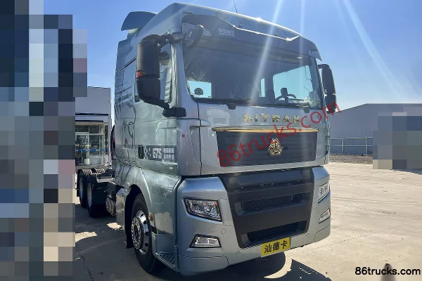 Sitrak G7S 14.6L LNG 560 hp 6X4(10 wheels) Sinotruk 16-Speed AMT Automatic Tractor Truck Exterior