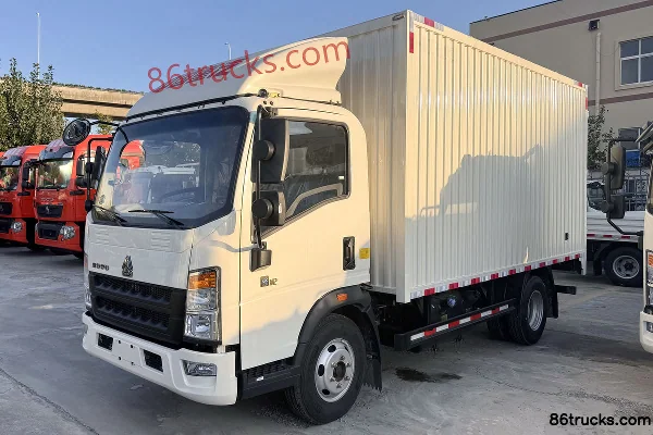 Sinotruk HOWO Hanjiang M 145hp 4X2(6 wheels) 4.15m Single-row Van Light Truck Exterior (2) | 86Trucks