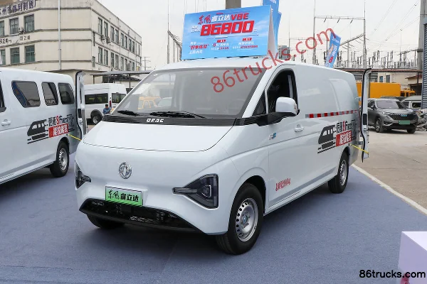 Dongfeng Ruilida V8E 2025 2-Seat Electric Panel Van CATL 53.58kWh Exterior (3) | 86Trucks