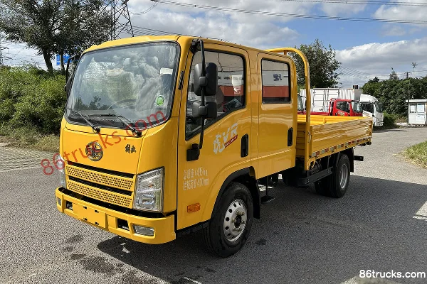 FAW Jiefang Hu VR 140 ch 4X2(6 roues) camion léger à ridelles double cabine 3,2 m Extérieur (3) | 86Trucks