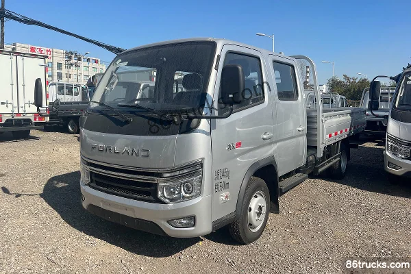 Shidai Linghang S1 2.2L CNG 133hp 4X2(6 wheels) 3.19m double-row flatbed micro truck Exterior (3) | 86Trucks