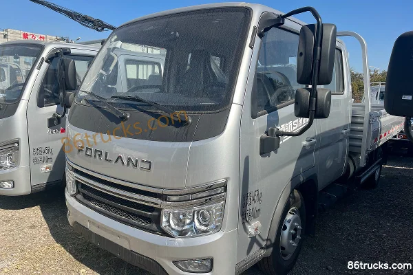 Times Leading S1 2L CNG 127ch 4X2(6 roues) Dongan 5 vitesses 3,19m camion plateau à ridelles cabine double Extérieur (3) | 86Trucks