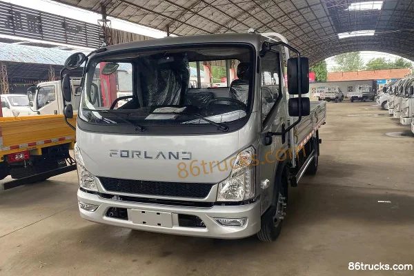 Foton 6 2.5L Diesel 160hp 4X2(6 wheels) WLY 8-Speed 4.17m Single Row Flatbed Light Truck Exterior (2) | 86Trucks