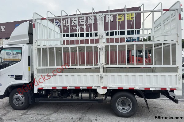 Foton ZhiLan EL-Plus châssis large 4,17 m cabine simple camion léger à ridelles 100% électrique CATL 100,46 kWh 4X2(6 roues) Carrosserie (1)