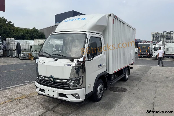 Foton Zhilan EM 3.8m Single Row Pure Electric Van Mini Truck, CALB 50.38kWh, 4X2(6 wheels) Exterior (3) | 86Trucks