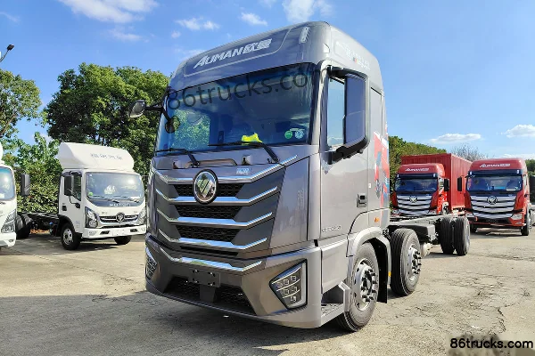 Foton Auman GTL Star Wing Pro Edition 8.5L Diesel 360hp 6X2(8 wheels) ZF 9-Speed AMT Automatic 9.58m Wing Opening Van Cargo Truck Exterior (