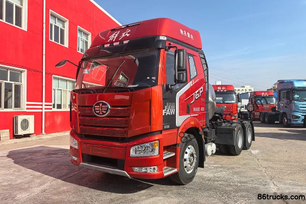 FAW Jiefang J6P Classic Edition 13.2L LNG 530 hp 6X4(10 wheels) FAW Jiefang 12-speed High Roof Tractor Truck Exterior (3) | 86Trucks