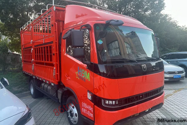 FARIZON Xingzhi H9M 4.5T 4.1m Single Row Methanol Plug-in Hybrid Range-Extended Cage Cargo Light Truck Zhixin 15kWh 4X2(