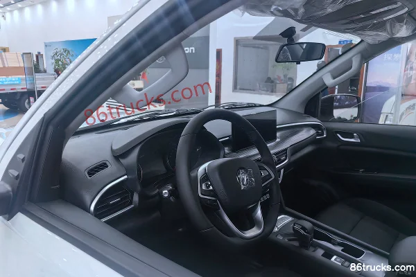 Foton General EV 2025 Model Standard Edition 2WD Standard Wheelbase Double-Row Pickup CATL 88kWh Cab (1) | 86Trucks