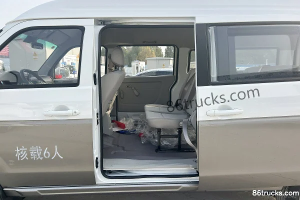 Jinbei Xinhaishi X30L 2024 Wealth Edition 110hp 1.5L Gasoline 5/6/7-Seat Micro Van (with A/C) Cargo Box (1) | 86Trucks