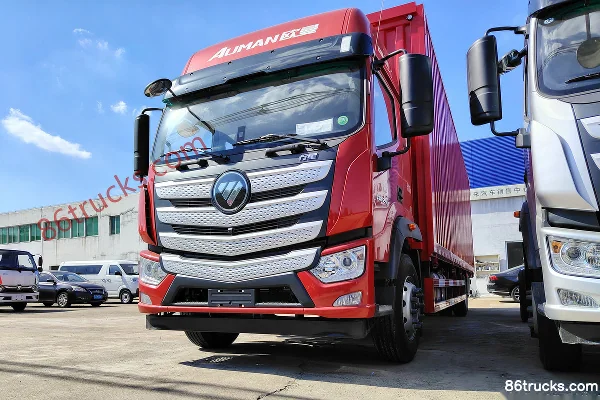 Auman Galaxy 4.5L Diesel 240hp 4X2(6 wheels) Fast Gear 8-speed 9.8m Van Cargo Truck Exterior (3) | 86Trucks