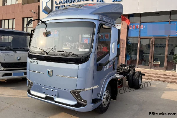 Lanqing Yue EH Pro cabine large frein à air 4,18 m camion à ridelles électrique pur à cabine simple batterie BYD 100,16 kWh 4X2(6 roues) Ext