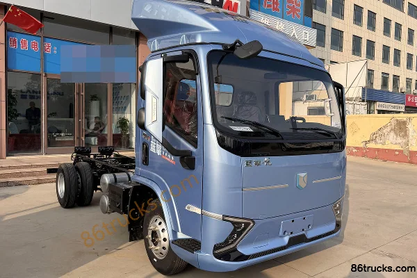 Lanqing Yue EH Pro cabine large frein à air 4,18 m camion à ridelles électrique pur à cabine simple batterie BYD 100,16