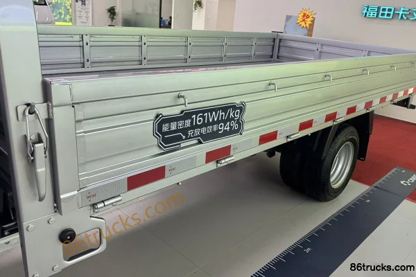 Foton LeDi Yuexing Edition+ Hydraulic Brake 3.4m Single Row Pure Electric Flatbed Mini Truck Aiyike 71.63kWh 4X2(6 wheels) Body (1) | 86Truc