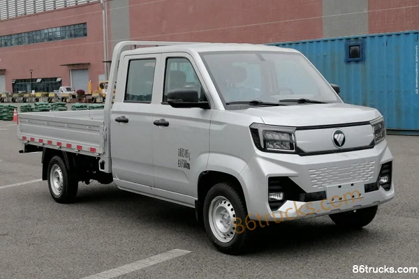 Foton V5 2.7m Double Row Pure Electric Flatbed Mini Truck (Single Rear Tire) CATL 55.64kWh 4X2(6 wheels) Exterior
