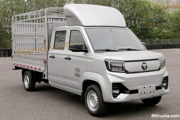 Foton V5 2.7m Double Row Pure Electric Stake Mini Truck (Single Rear Tire) CATL 55.64kWh 4X2(6 wheels) Exterior