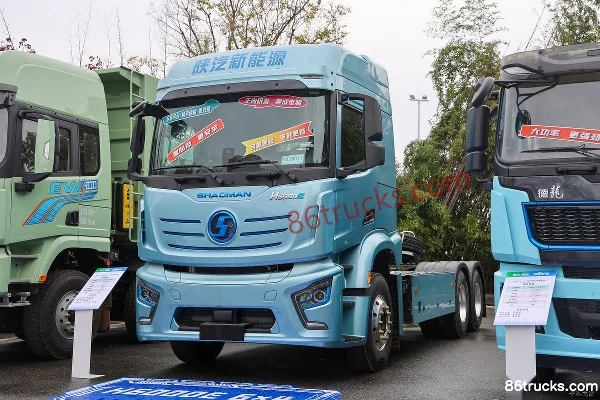 SHACMAN Delong H6000E 6X4(10 roues) tracteur routier électrique pur CATL 512,59 kWh Extérieur (3) | 86Trucks
