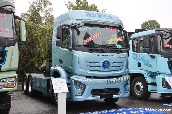 SHACMAN Delong H6000E 6X4(10 wheels) pure electric tractor truck, CATL 512.59kWh Exterior