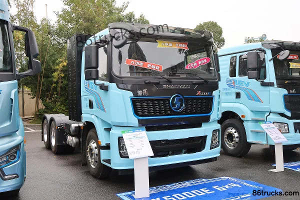SHACMAN Delong X5000E Composite Edition 6X4(10 wheels) Electric Tractor Truck CATL 600.92kWh Exterior