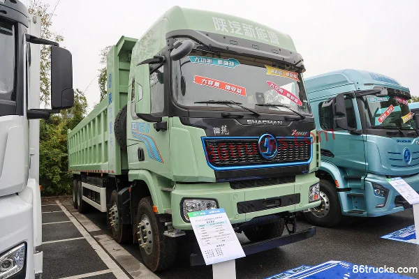 SHACMAN Delong X5000E 8X4(12 wheels) 8.8m Electric Dump Truck CATL 400.61kWh Exterior