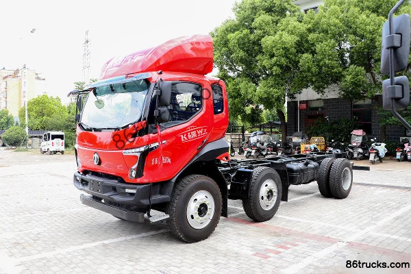 Feidi W7 220 ch 6X2(8 roues) 6,2 m cabine avancée avec couchette camion porteur à ridelles (China VI) Extérieur (3) | 86Trucks