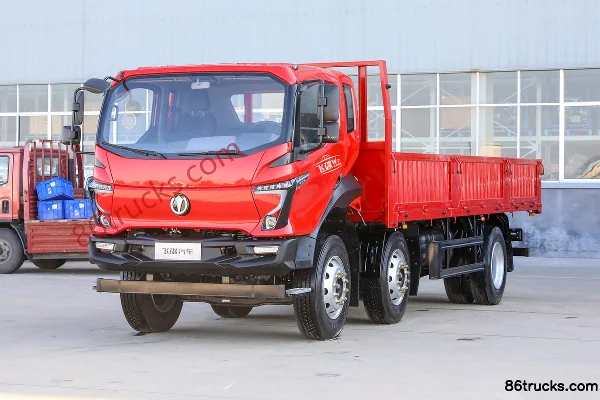 Feidi 7 4.6L Diesel 240 hp 6X2(8 wheels) Fast Gear 10-Speed 6.8m Row Half Flatbed Cargo Truck Exterior (3) | 86Trucks
