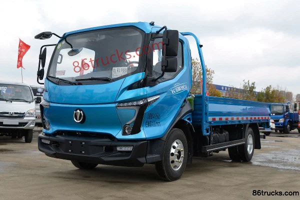 Feidi5 2L CNG 150 ch 4X2(6 roues) Longtai 8 vitesses 4,15 m camion léger à ridelles cabine simple Extérieur (3) | 86Trucks