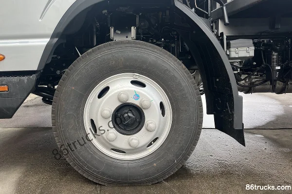JAC Shuailing S9 160 ch 4X2(6 roues) Camion porteur fourgon à cabine simple 4,12 m Châssis (2) | 86Trucks