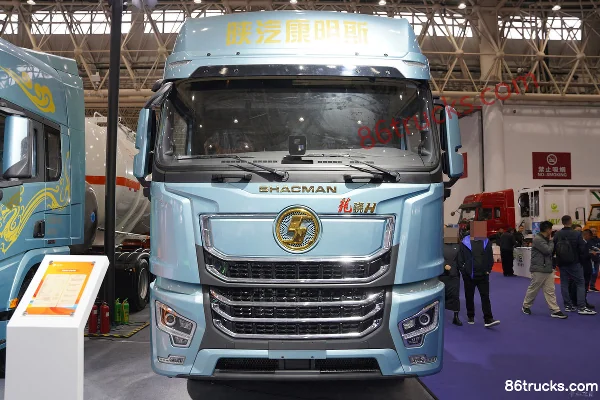 SHACMAN Cummins Longxiao Elite Edition 560hp 6X4(10 wheels) AMT Automatic Tractor Truck Exterior (2) | 86Trucks