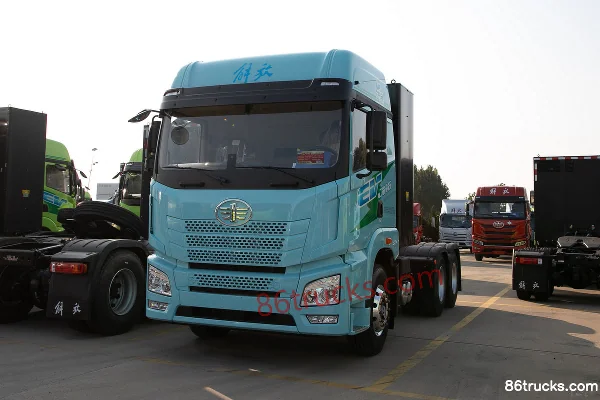 FAW Jiefang Qingdao JH6 6X4(10 wheels) 500kW Electric Tractor Truck CATL 465.99kWh Exterior (3) | 86Trucks