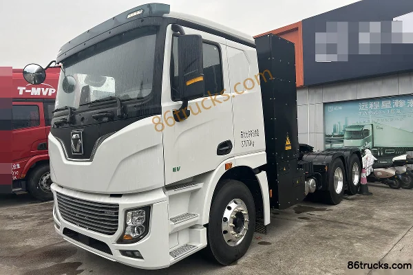 XCMG Truck Hanfeng XG2 6X4(10 wheels) Electric Tractor Truck CATL 600.96kWh Exterior (2) | 86Trucks