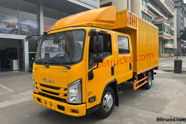 Jiangxi Isuzu Wing Release EC7 Standard Edition 116hp 4X2(6 wheels) 3.68m crew cab van light truck Exterior (3) | 86Trucks
