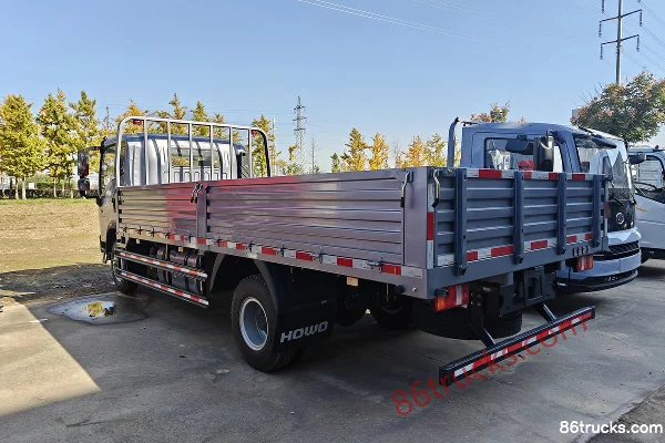 Sinotruk HOWO Tongsai 180hp 4X2(6 wheels) 5.2m Semi-row Flatbed Cargo Truck Body (1) | 86Trucks