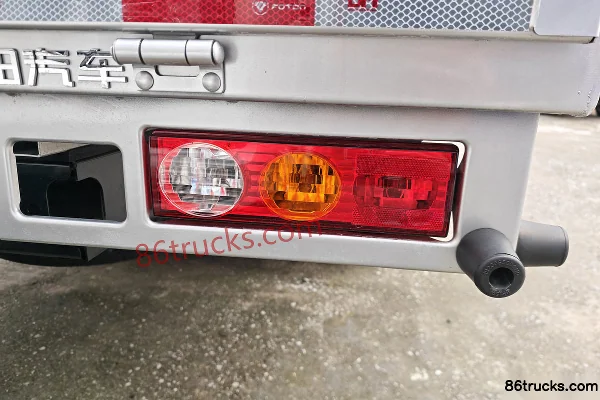 Foton V5 1.6L Gasoline 120hp 4X2(6 wheels) Dongan 5-speed Hydraulic Brake 3m Double Row Flatbed Mini Truck Body (3) | 86Trucks