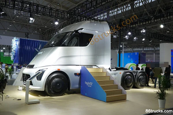 Haipt H49 6X4(10 wheels) Hydrogen Fuel Cell Tractor Truck 75kWh Exterior (3) | 86Trucks