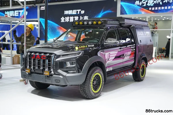 JAC Hunter 2021 Commercial Flagship 2.5T Diesel 150hp 2WD Manual Large Double Cab Pickup (China VI) (3) | 86Trucks